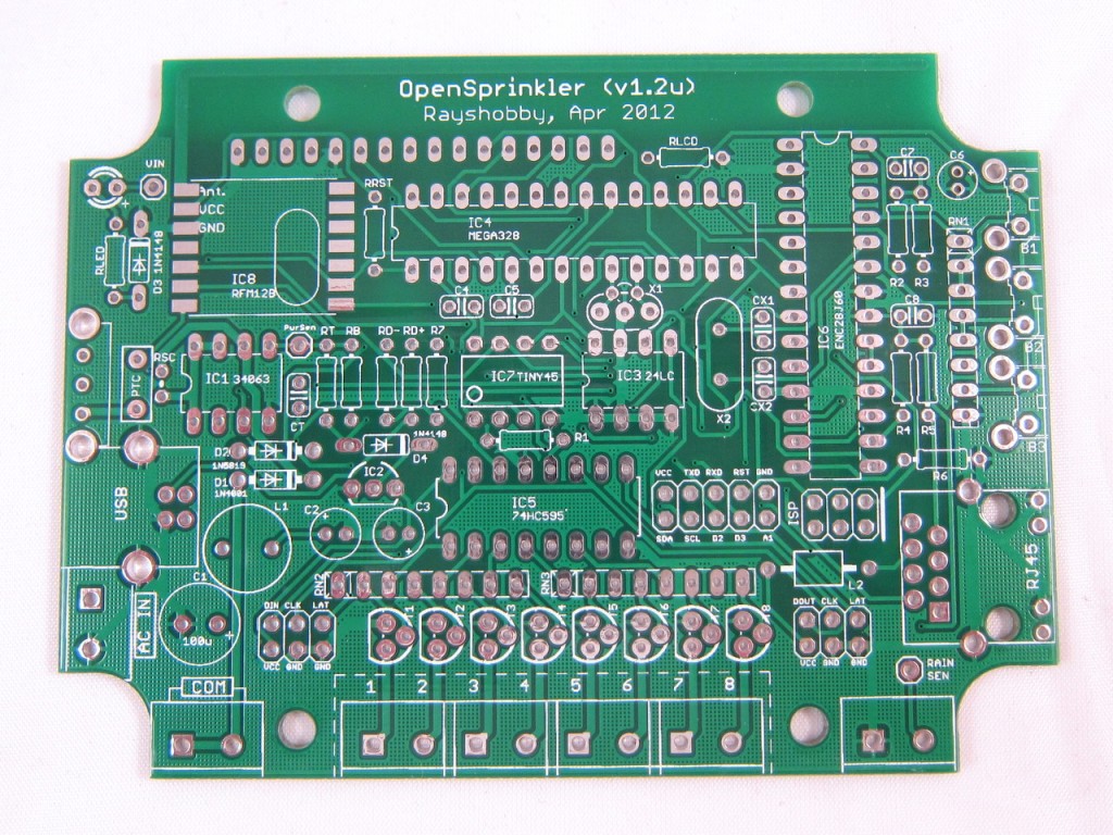 opensprinkler partslist